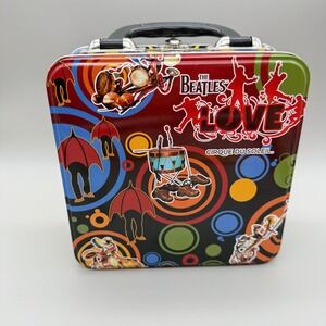 The Beatles Cirque du Soleil Love Tin Tote Lunch Box Sgt Peppers Vandor 52007